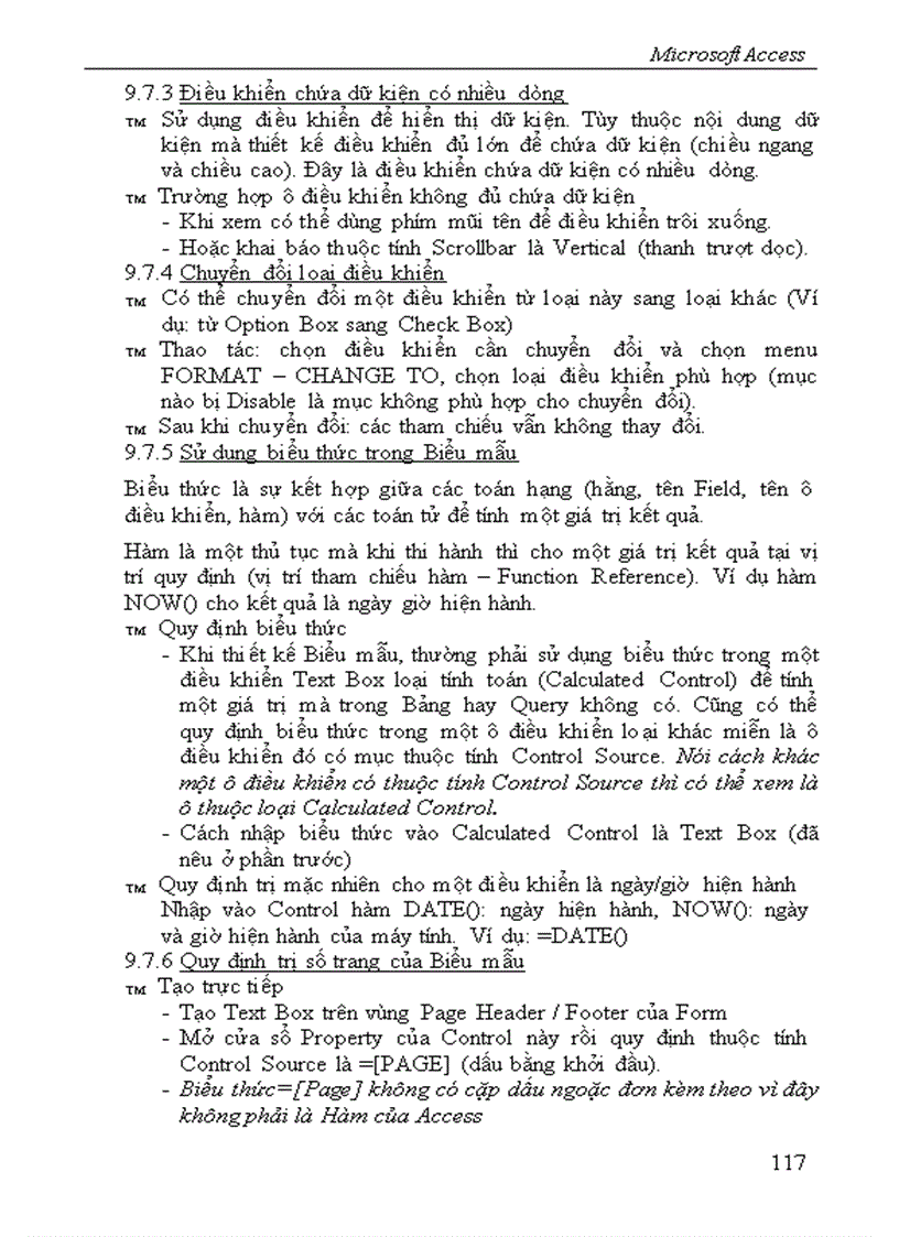 image for page Giáo trinh acess 2003