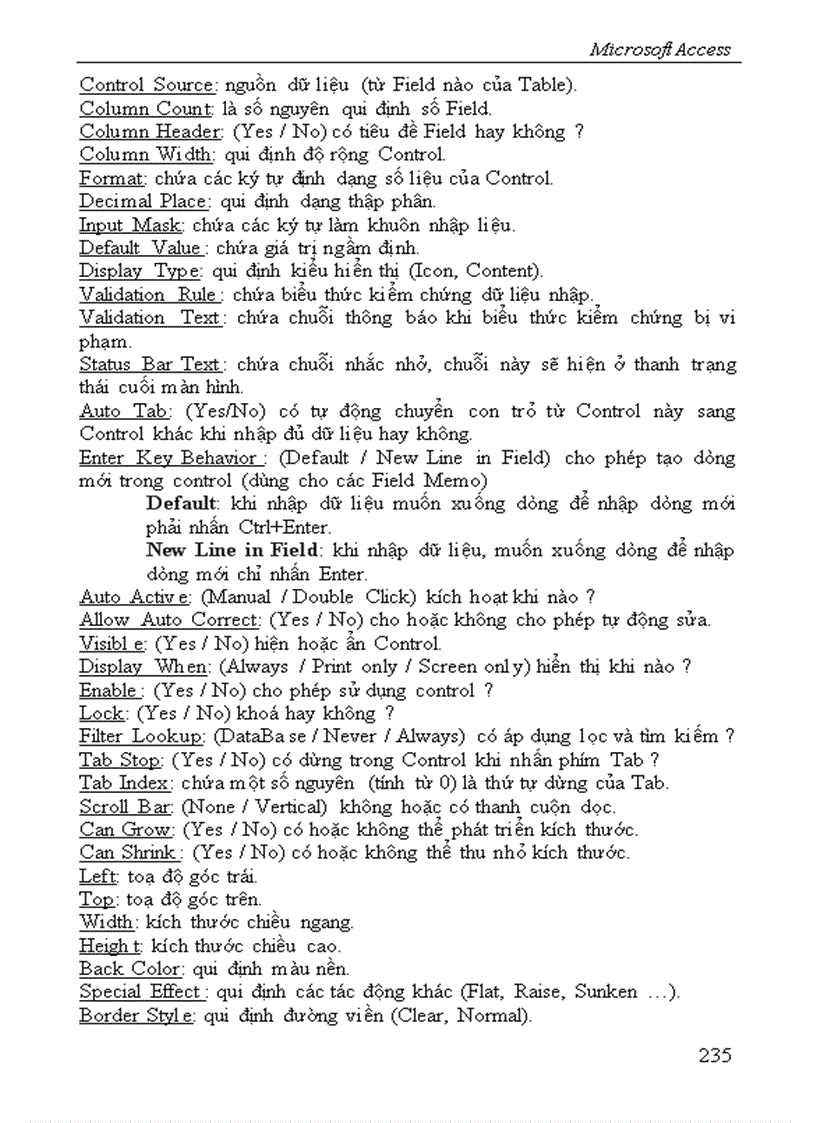 image for page Giáo trinh acess 2003