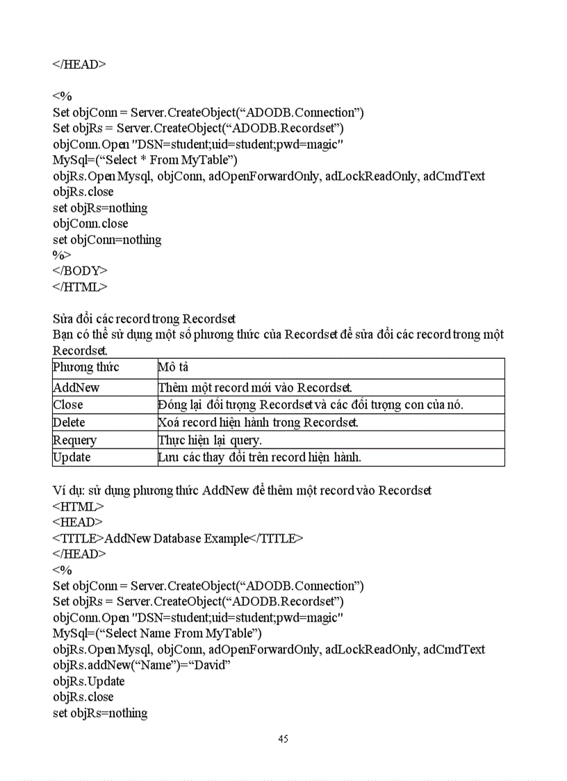 image for page Giáo trình ASP