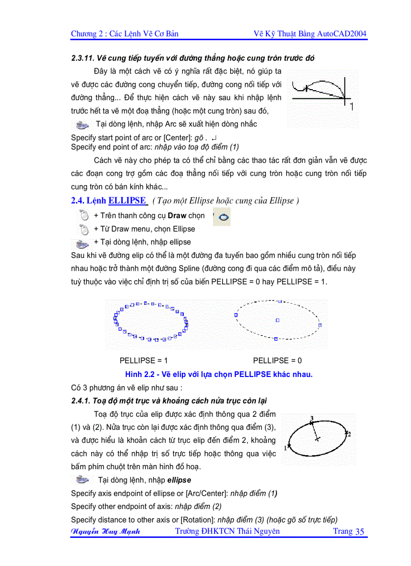 image for page Giáo trình AutoCad Chuong 2