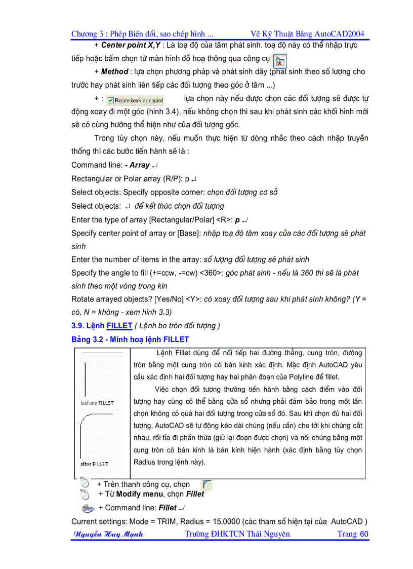 image for page Giáo trình AutoCad Chuong 3
