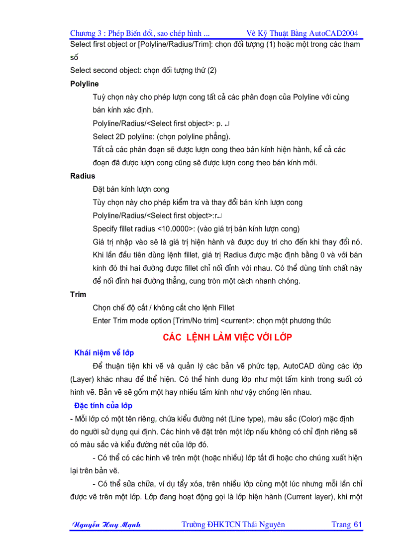 image for page Giáo trình AutoCad Chuong 3