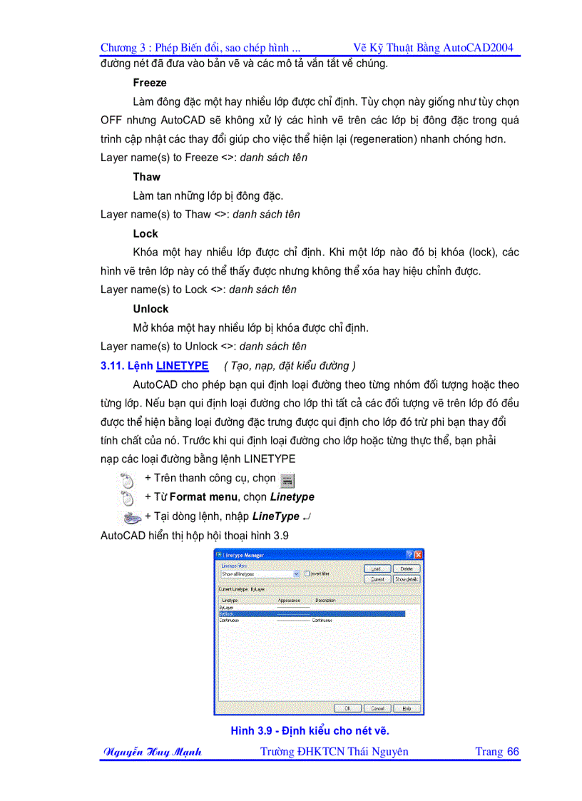 image for page Giáo trình AutoCad Chuong 3
