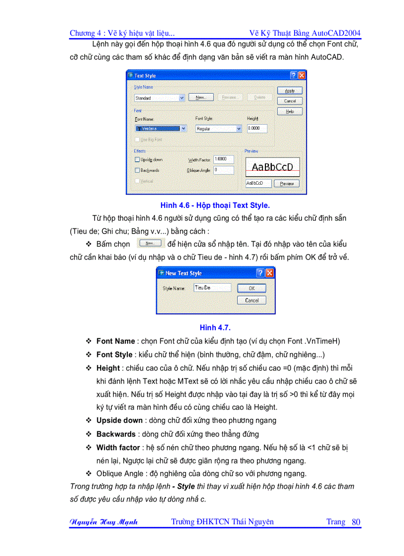 image for page Giáo trình AutoCad Chuong 4