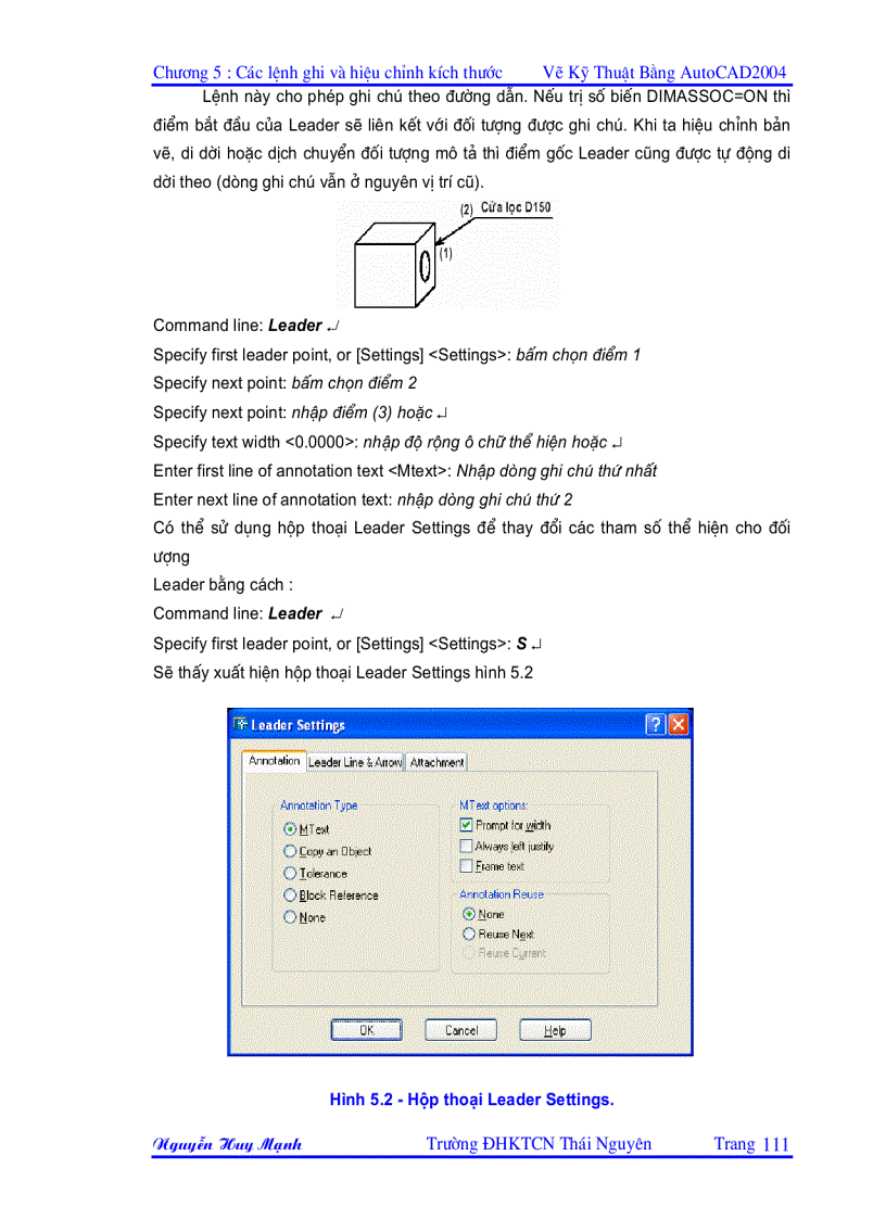 image for page Giáo trình AutoCad Chuong 5