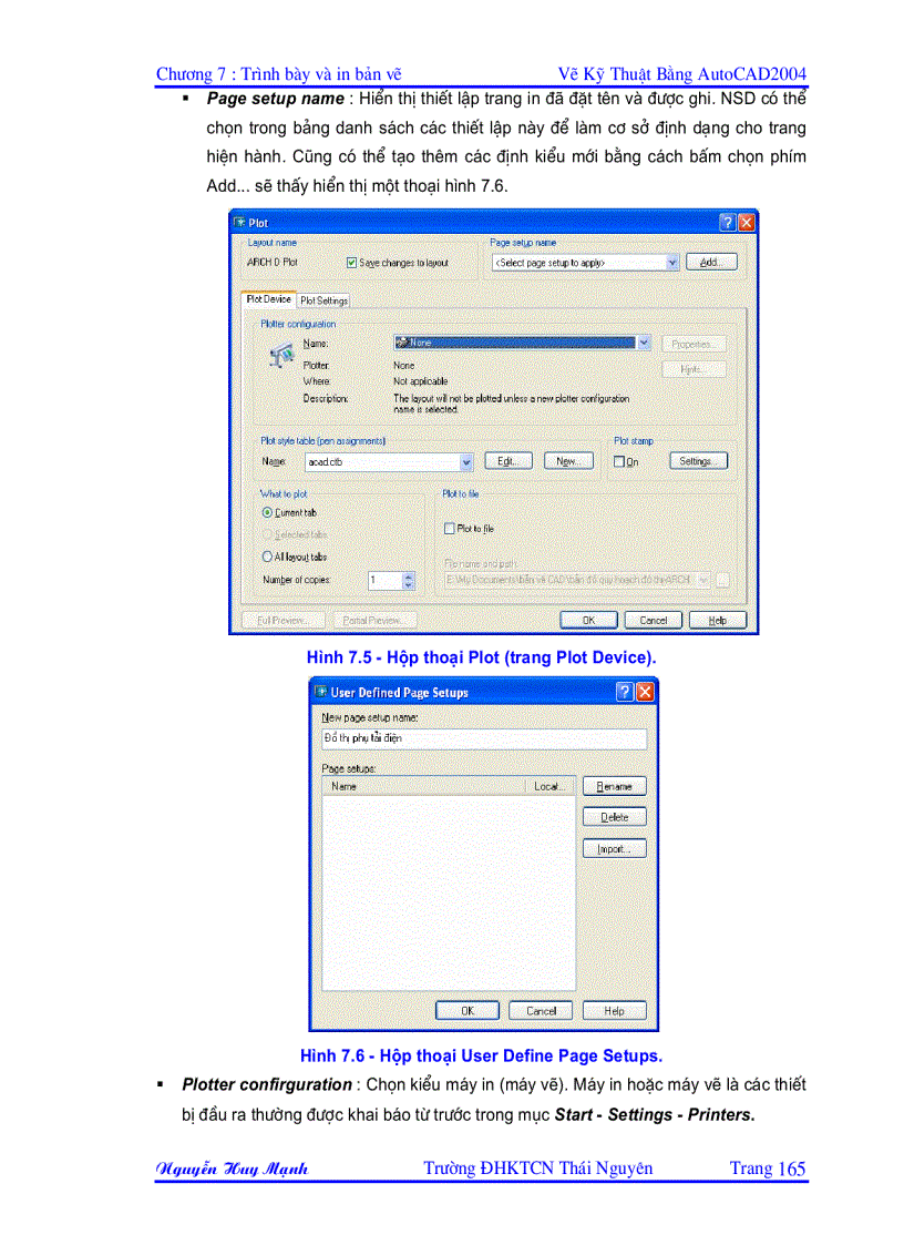 image for page Giáo trình AutoCad Chuong 7