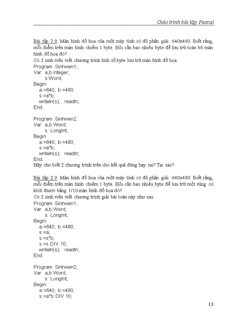 image for page Giao trinh Bai tap Pascal