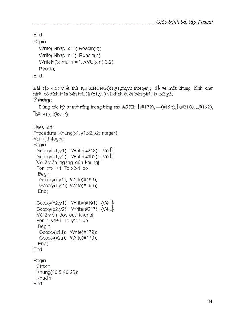 image for page Giao trinh Bai tap Pascal