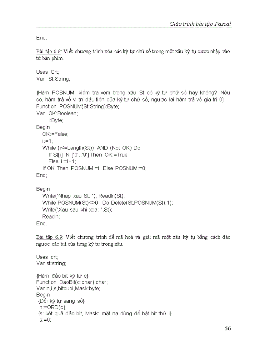 image for page Giao trinh Bai tap Pascal