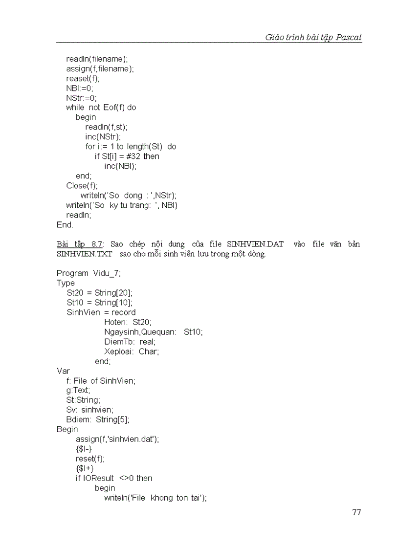 image for page Giao trinh Bai tap Pascal