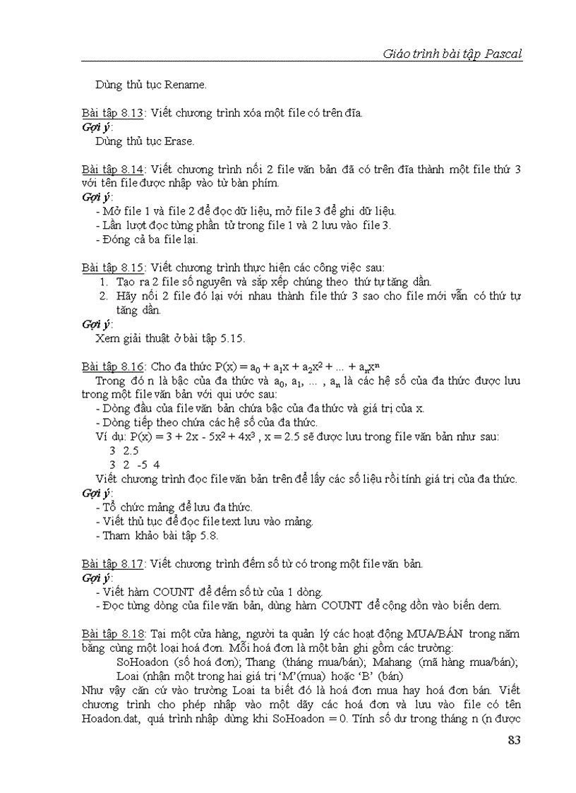 image for page Giao trinh Bai tap Pascal