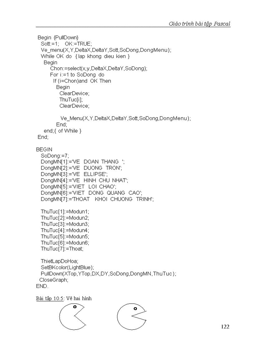 image for page Giao trinh Bai tap Pascal