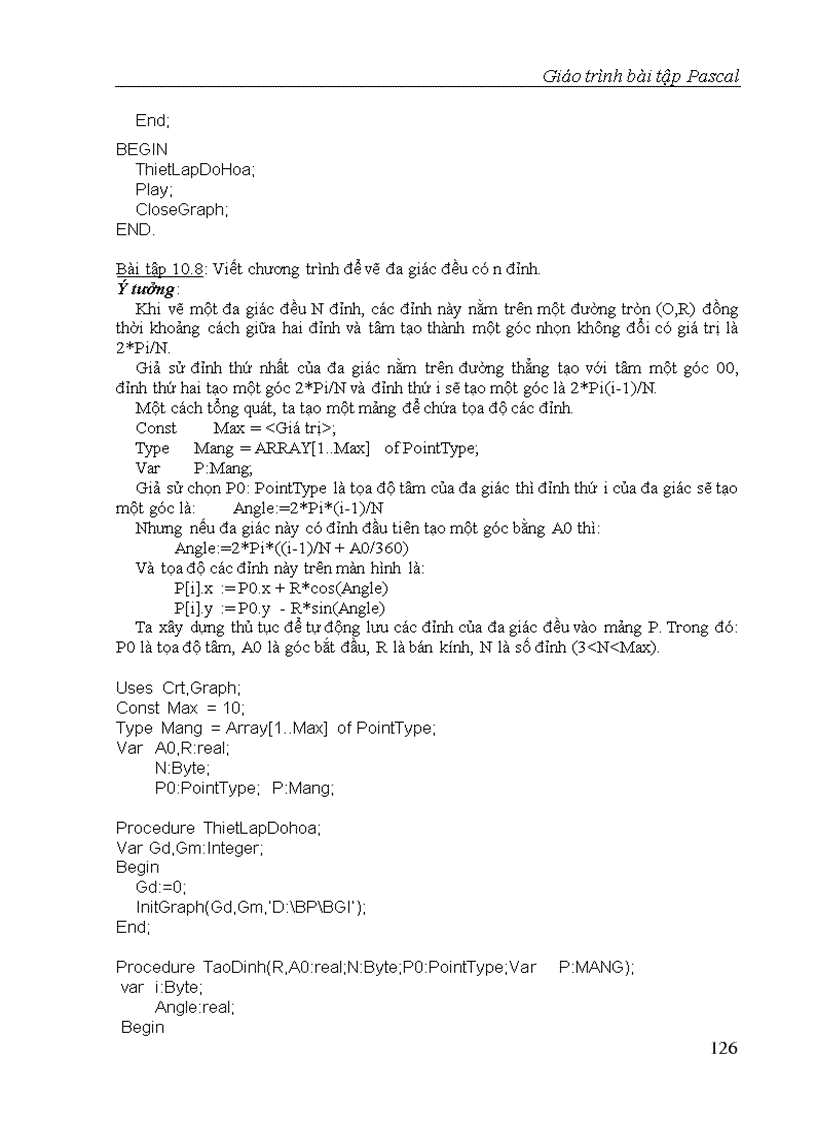 image for page Giao trinh Bai tap Pascal