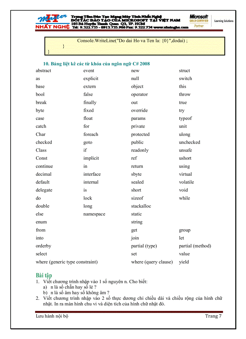 image for page Giáo trình C căn bản cho các bạn tự học C