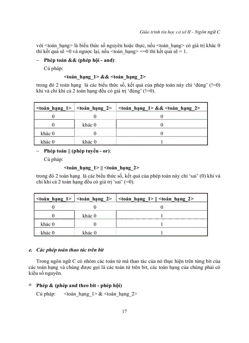 image for page Giao trinh C