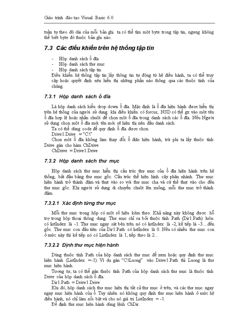 image for page Giáo trình đào tạo Visual Basic 6 0