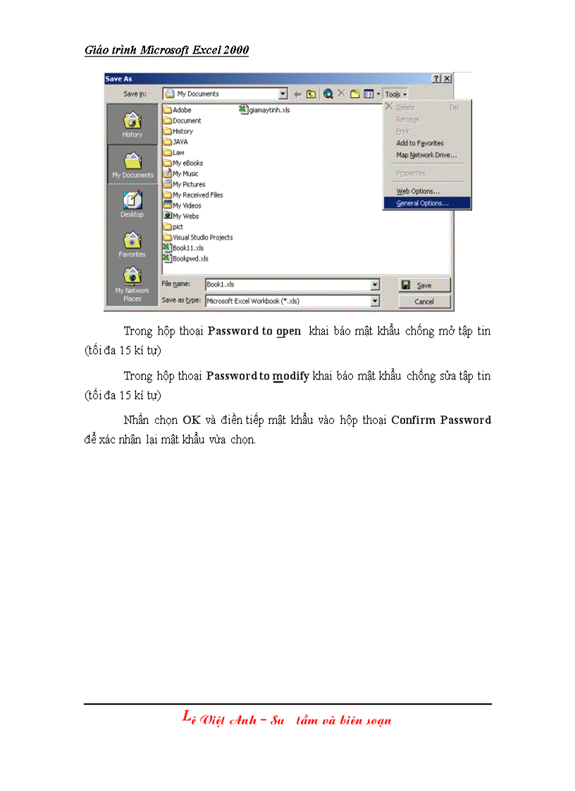 image for page Giáo trình Excel bài 1