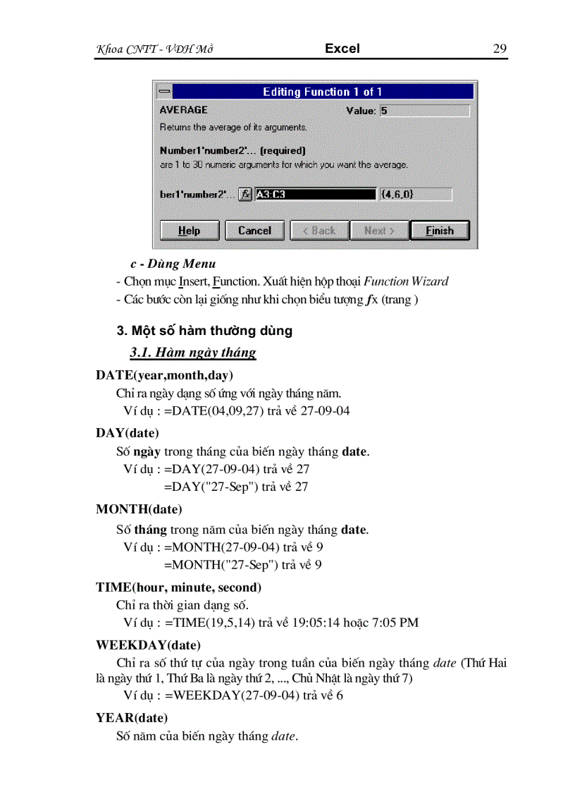 image for page Giao trinh excel