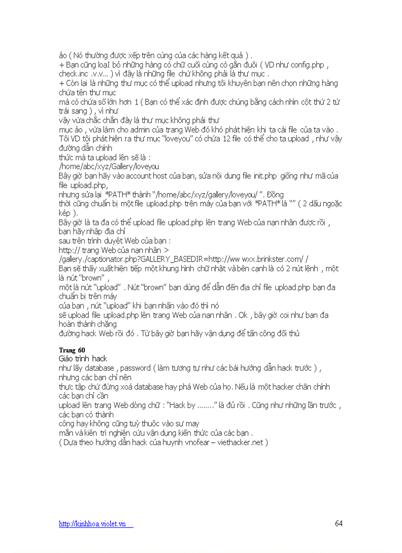 image for page Giáo trình Hack