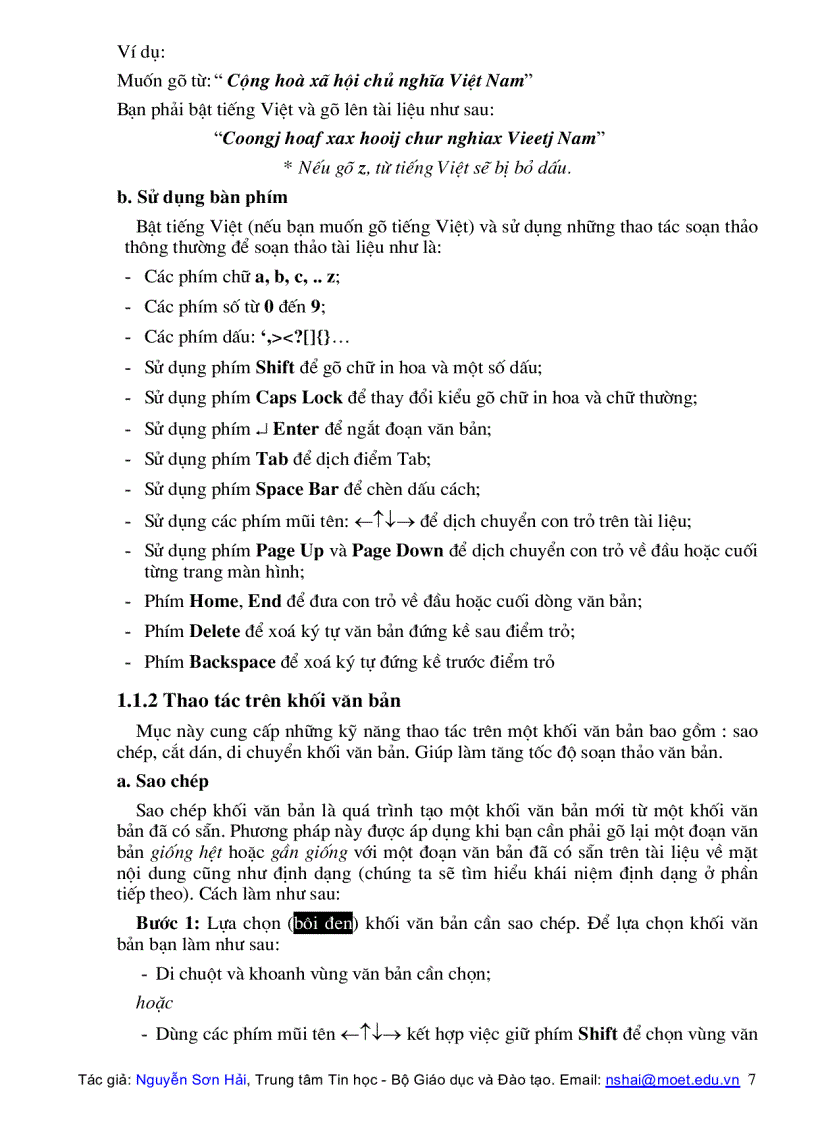 image for page Giáo trình MS Word