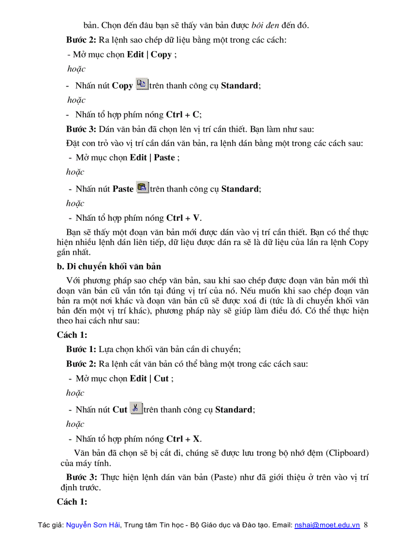 image for page Giáo trình MS Word