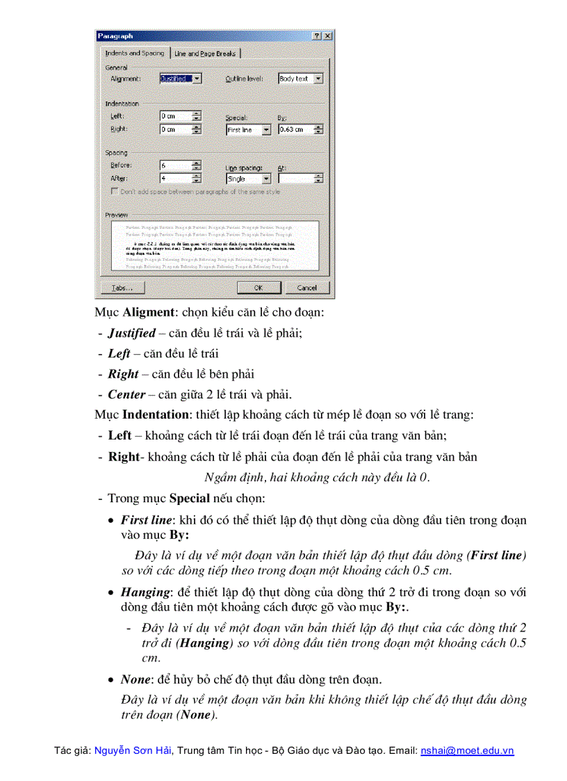 image for page Giáo trình MS Word