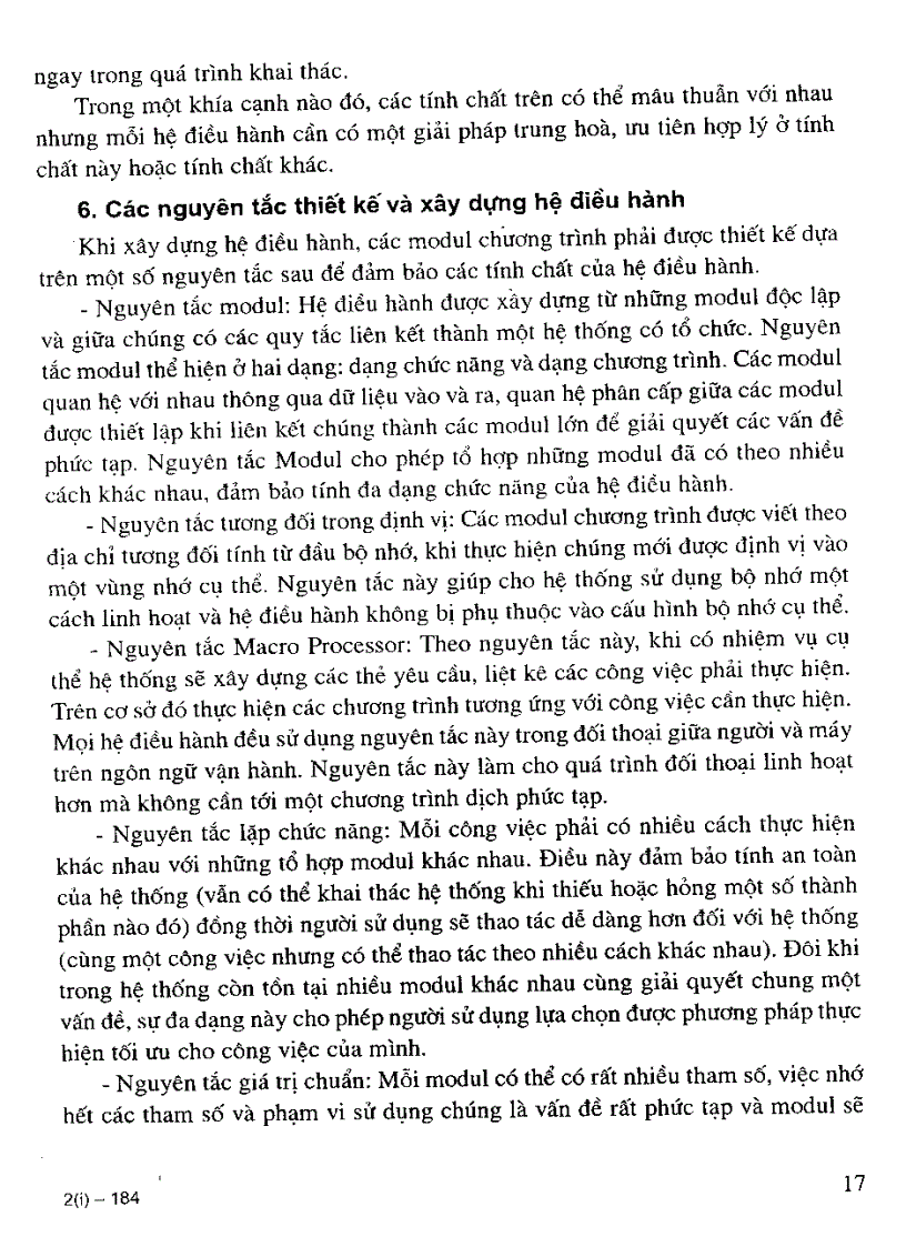 image for page Giáo trình nguyên lý hệ điều hành