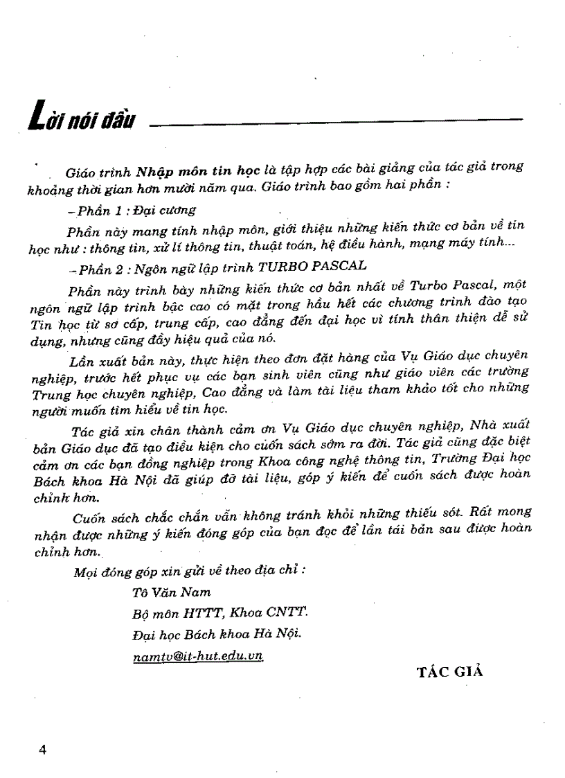 image for page Giáo trình nhập môn tin học