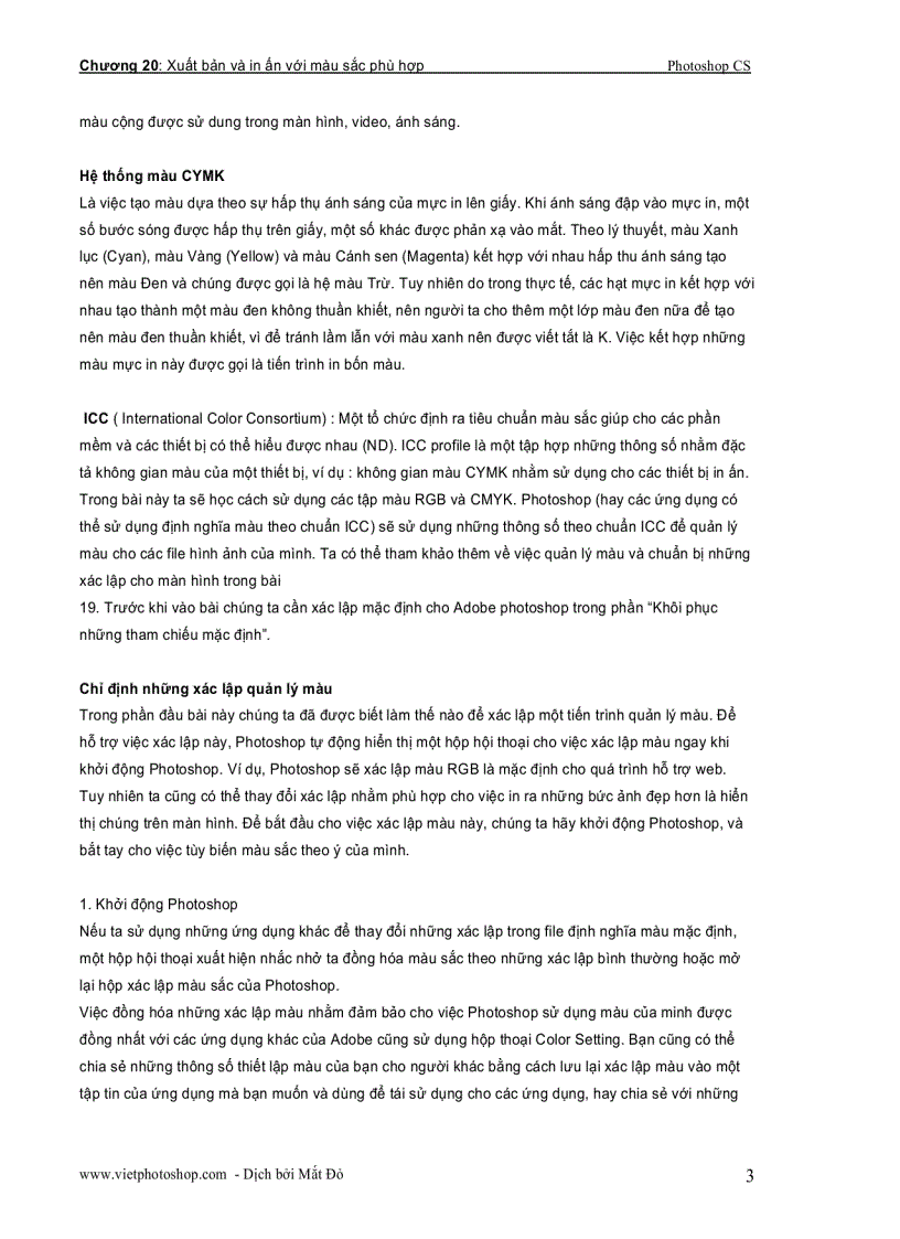 image for page Giáo trình photoshop cs chương cuối