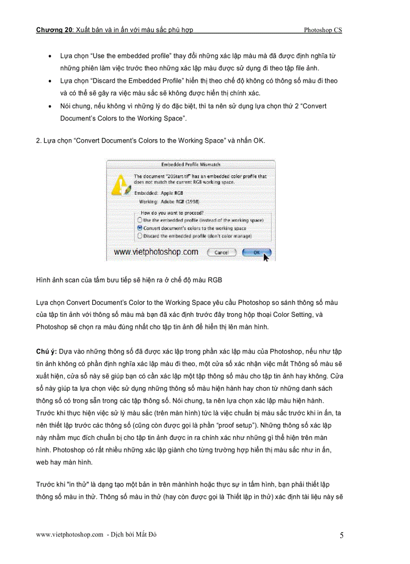 image for page Giáo trình photoshop cs chương cuối