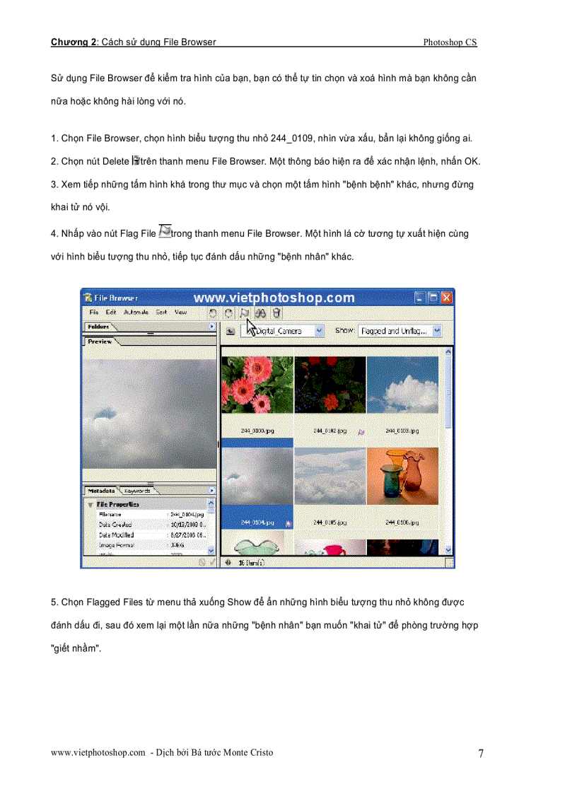 image for page Giáo trình photoshop cs chương II