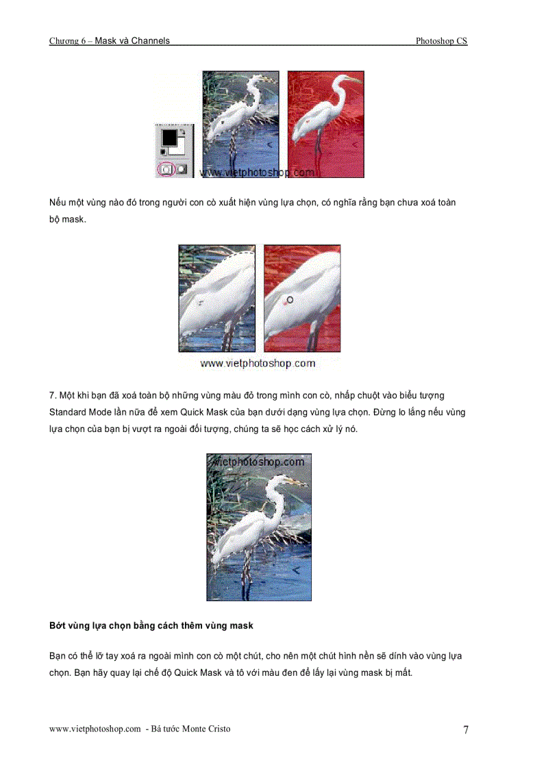 image for page Giáo trình photoshop cs chương VI