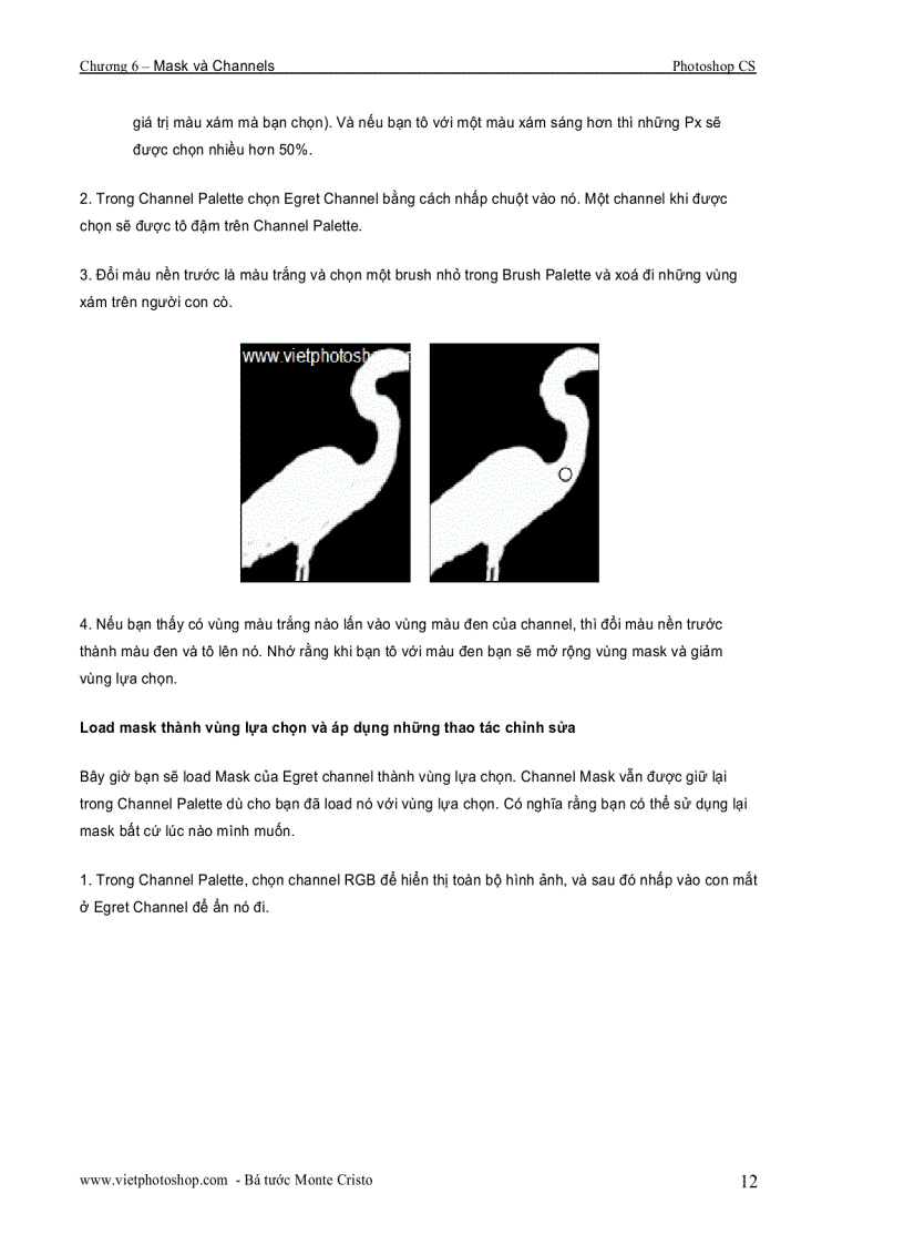 image for page Giáo trình photoshop cs chương VI