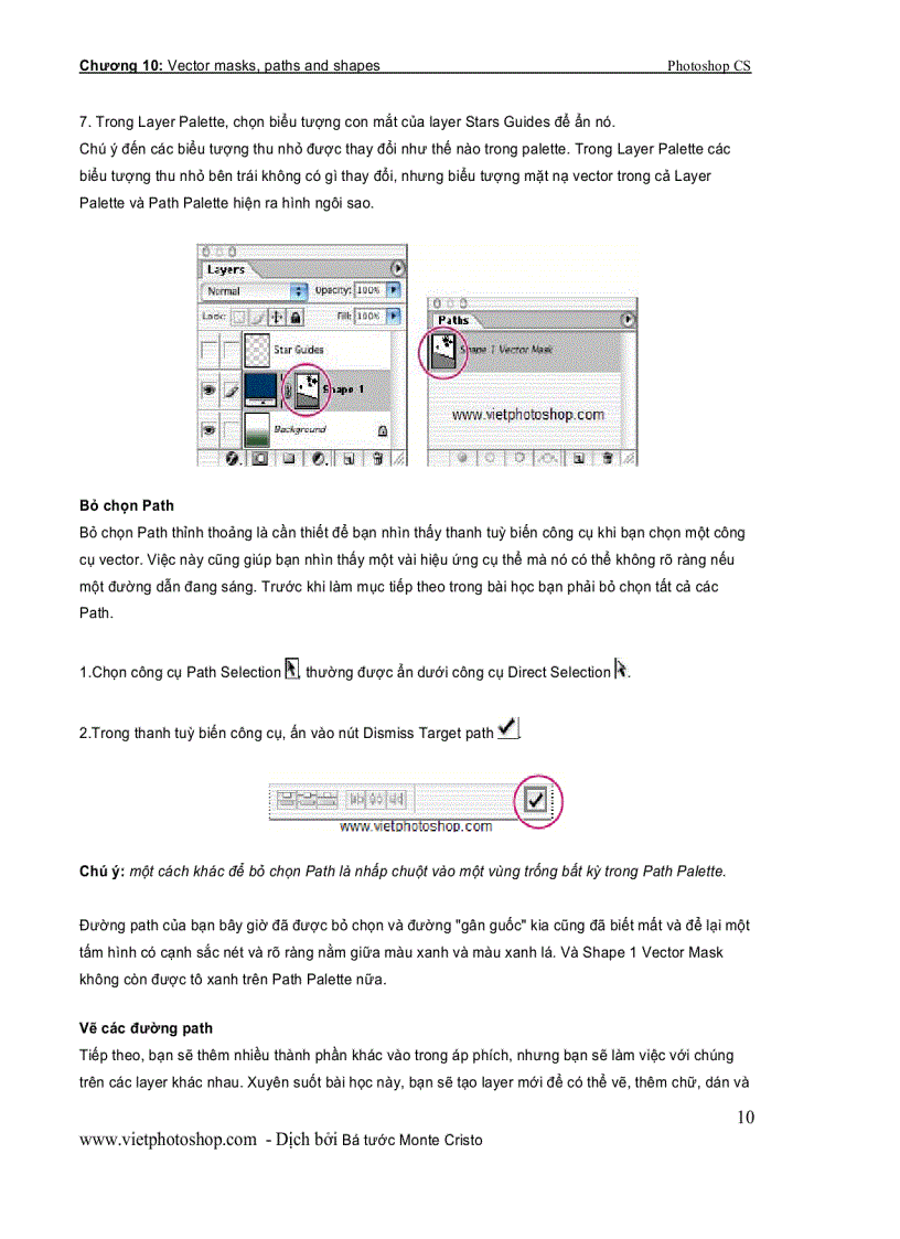 image for page Giáo trình photoshop cs chương X