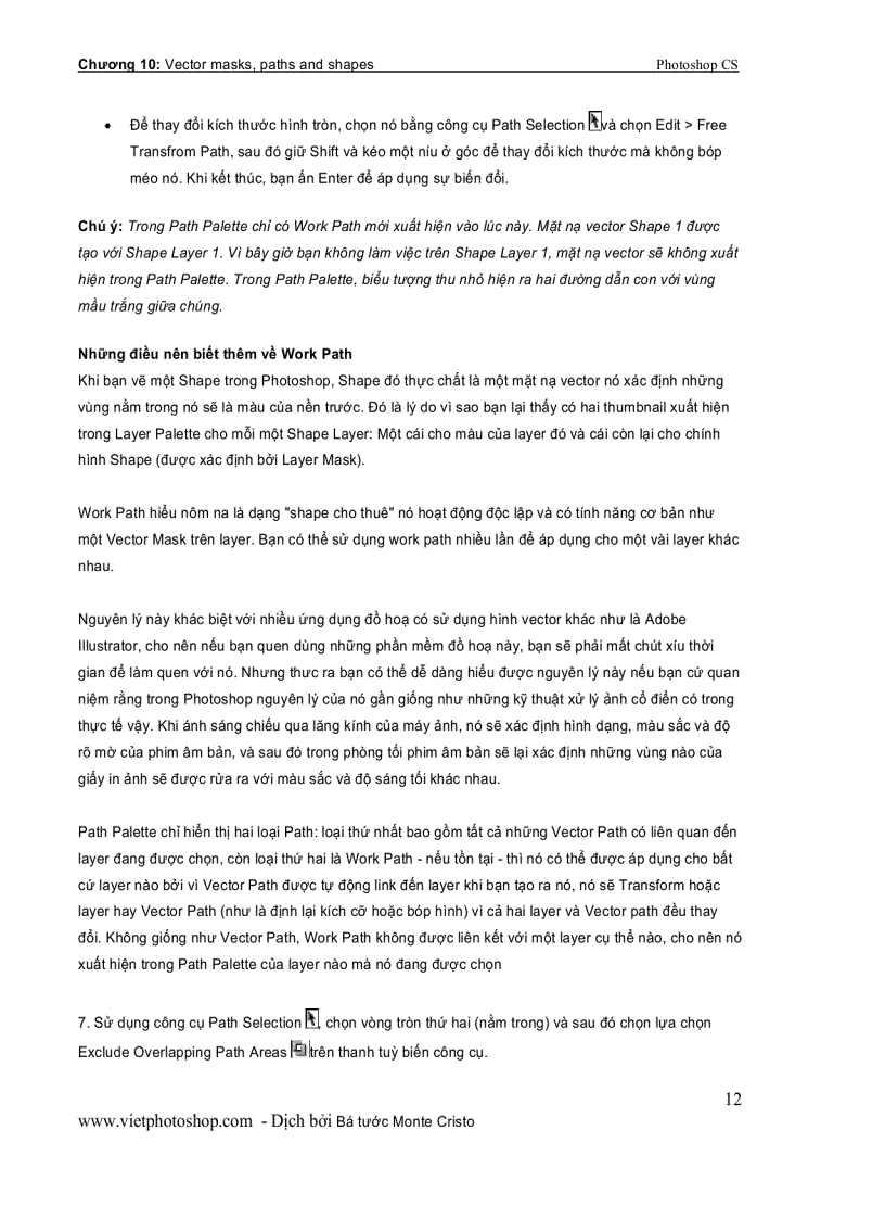 image for page Giáo trình photoshop cs chương X