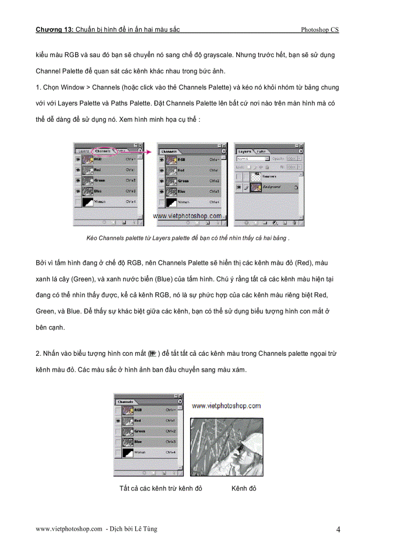 image for page Giáo trình photoshop cs chương XIII
