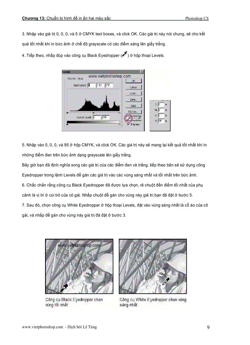 image for page Giáo trình photoshop cs chương XIII