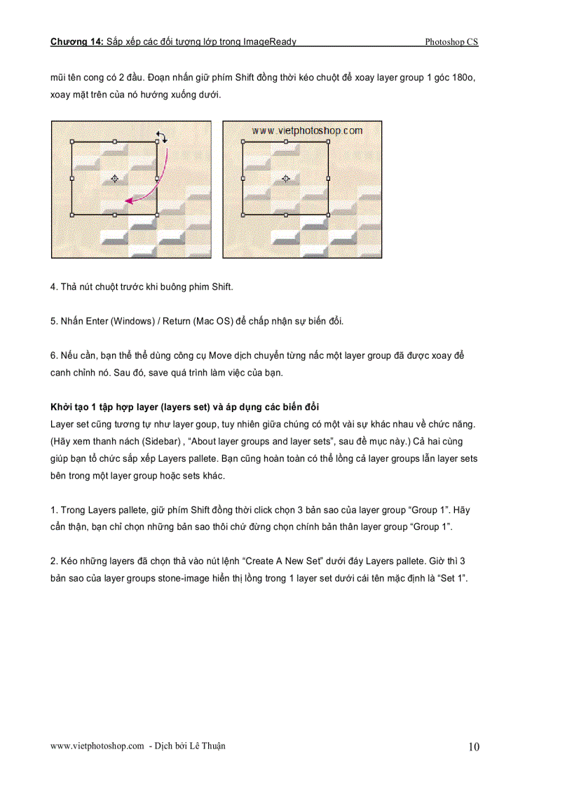 image for page Giáo trình photoshop cs chương XIV