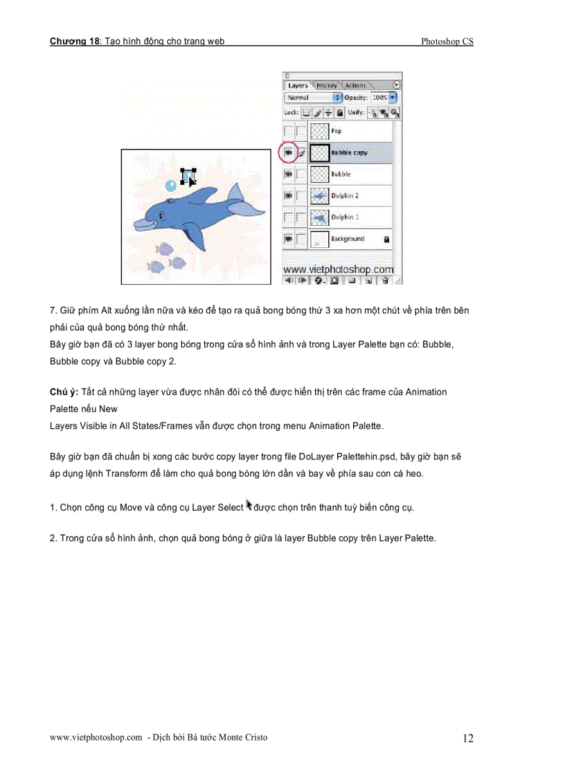 image for page Giáo trình photoshop cs chương XVIII