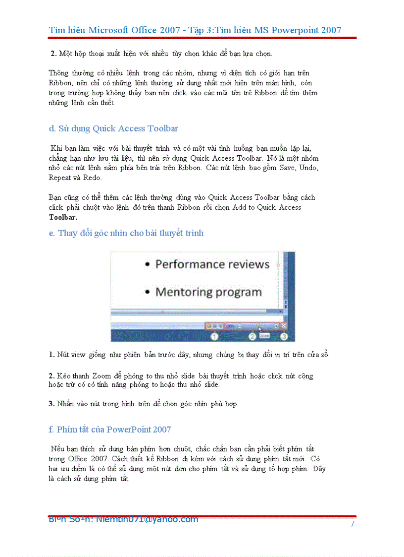 image for page Giáo trình powerpoint 2007