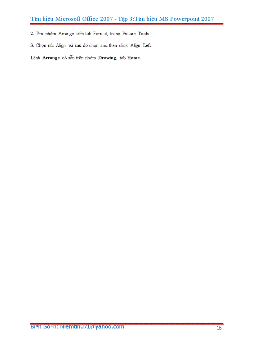 image for page Giáo trình powerpoint 2007