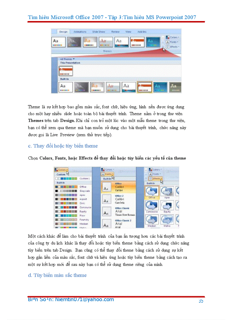 image for page Giáo trình powerpoint 2007