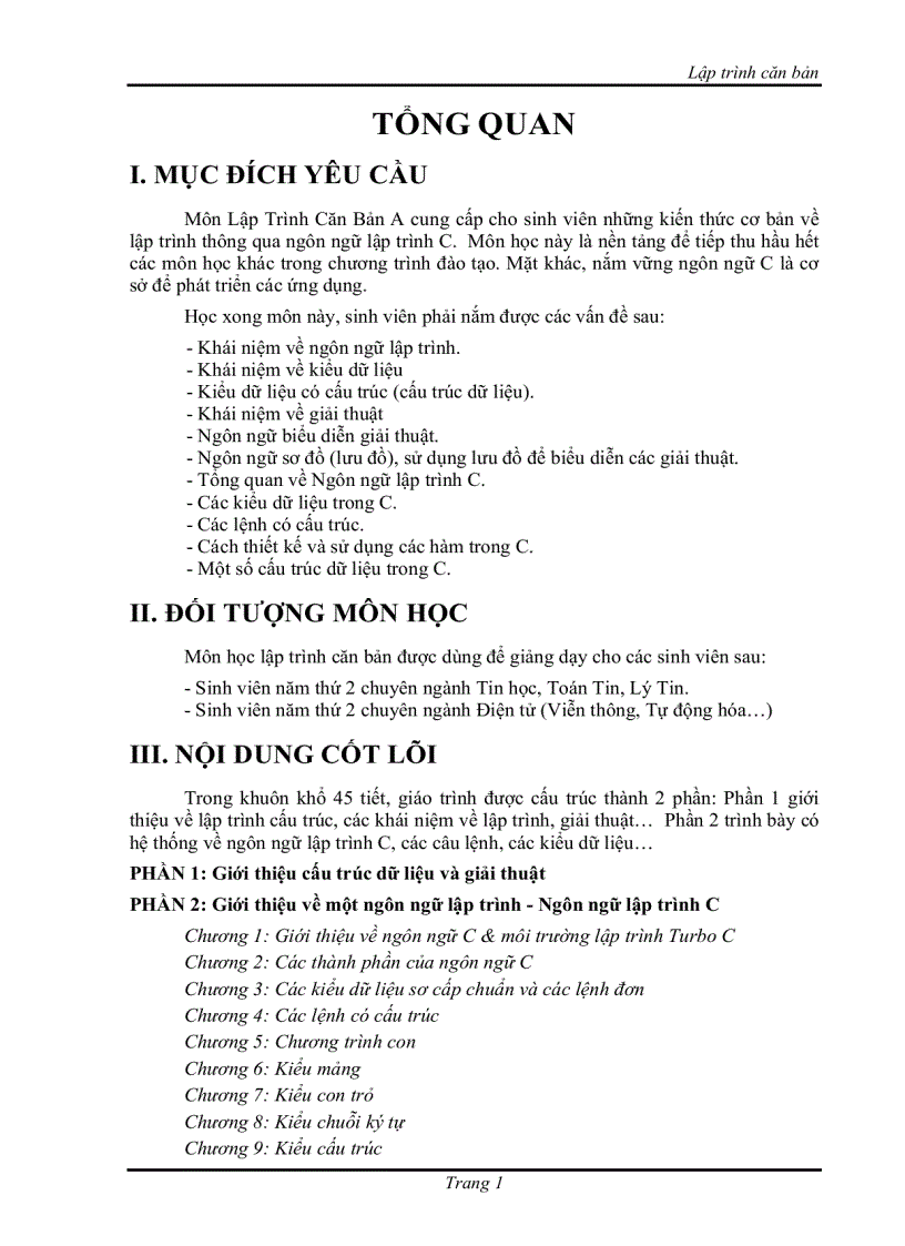 image for page Giáo trình tin học đại cưoơng Phần 1