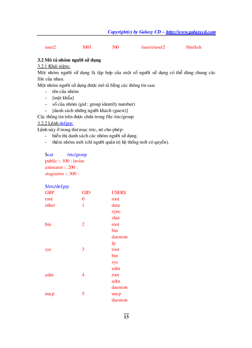 image for page Giáo trình UNIX