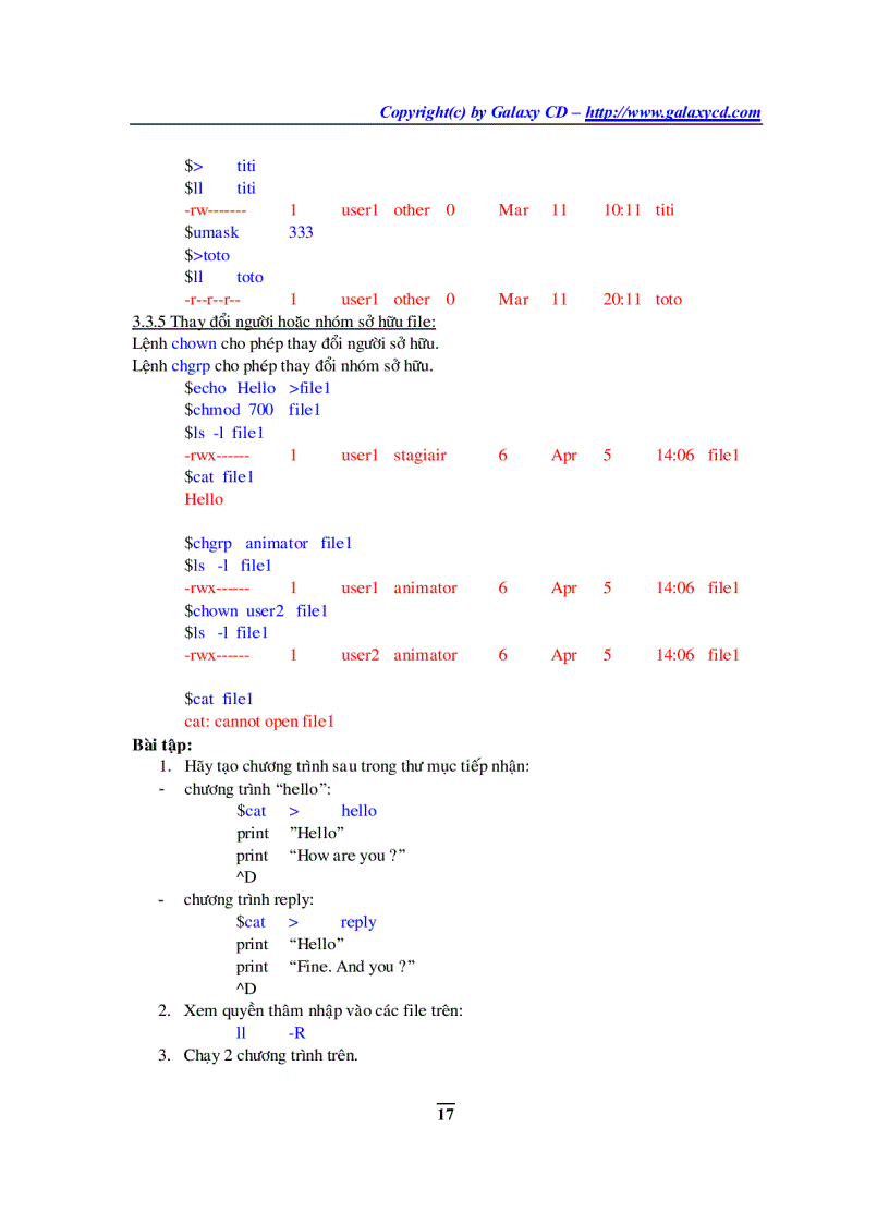 image for page Giáo trình UNIX
