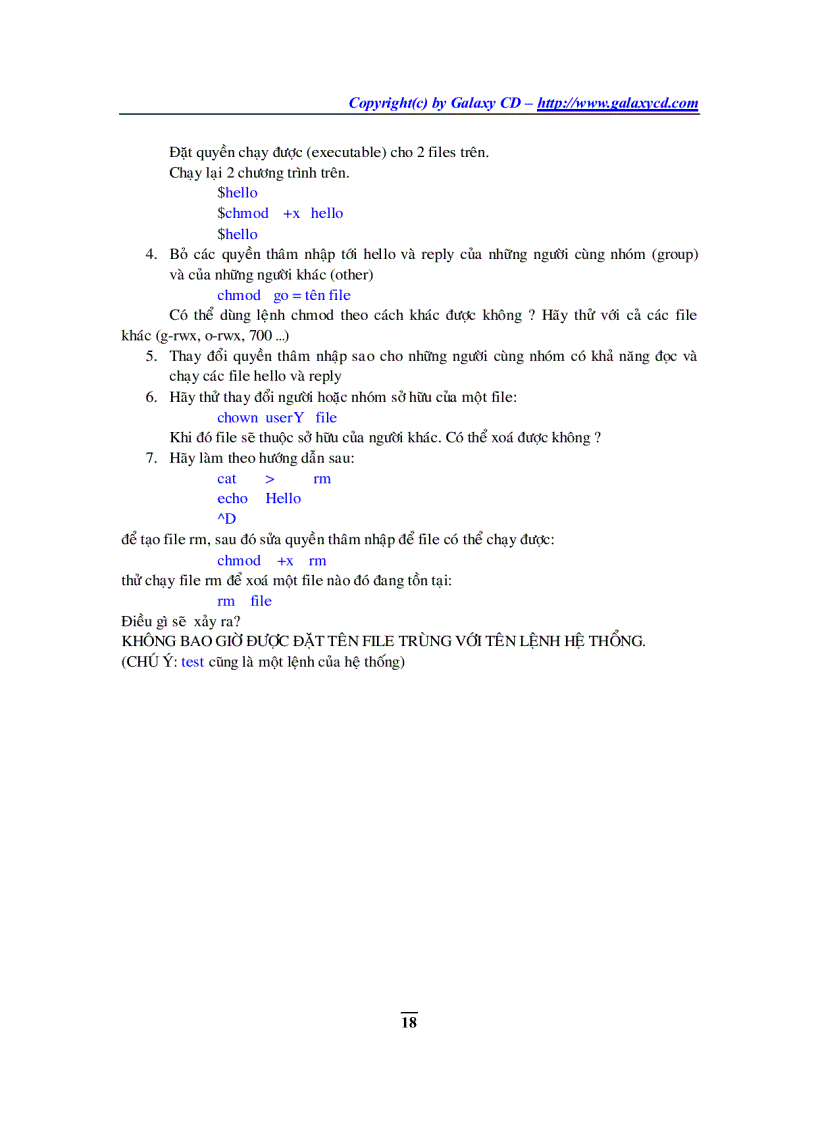 image for page Giáo trình UNIX