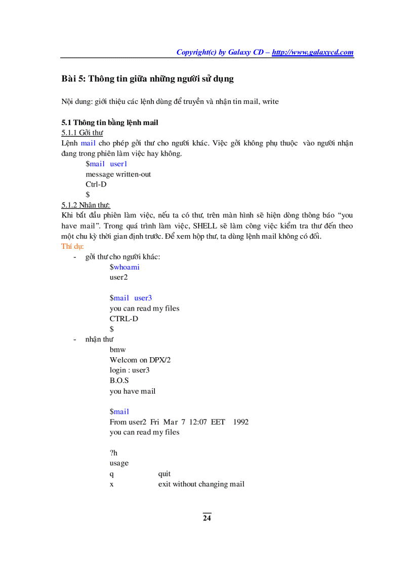 image for page Giáo trình UNIX