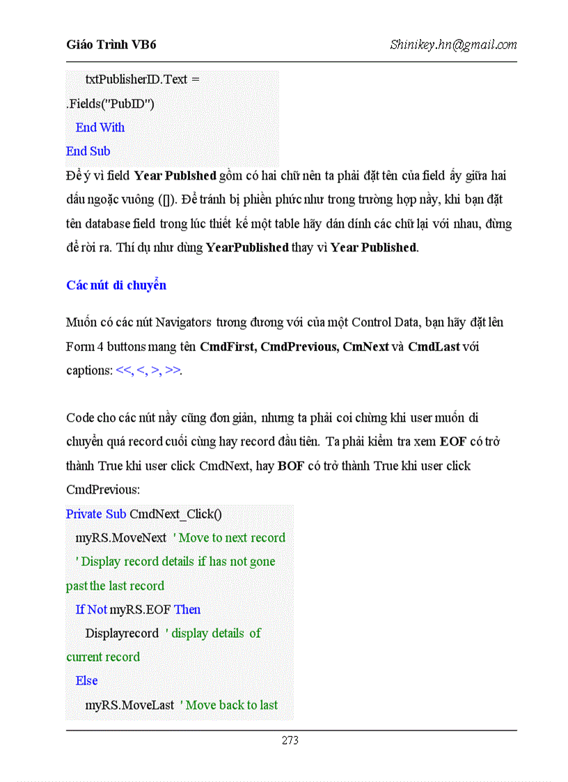 image for page Giao trinh Vb 6