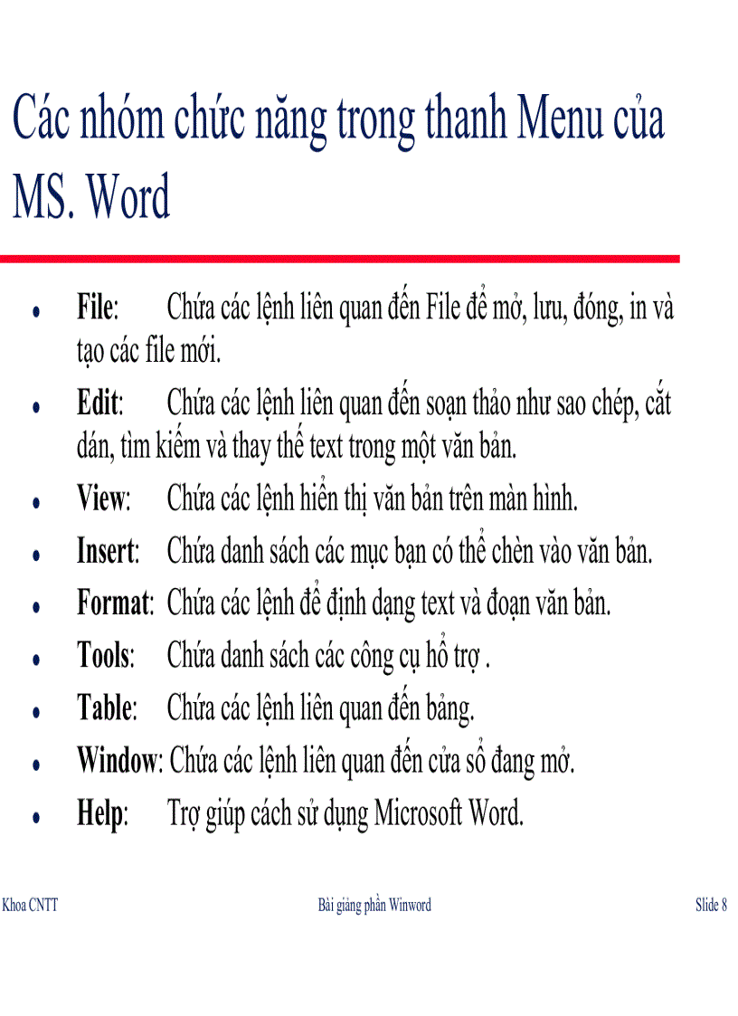 image for page Giáo trình word 2003 dùng cho SV