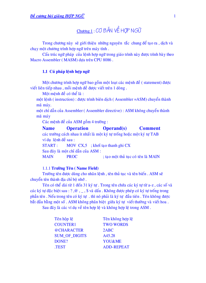 image for page Giáo trình hợp ngữ 1